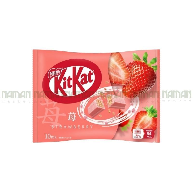 Bánh Kitkat Vị Dâu Tây Nestle 113G