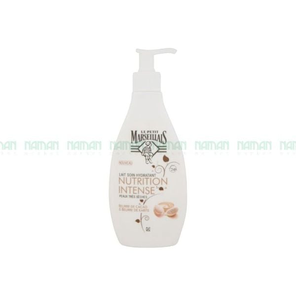 Sữa Dưỡng Thể Bơ Cacao Và Bơ Hạt Mỡ Hữu Cơ Le Pettit Marseillais 250Ml