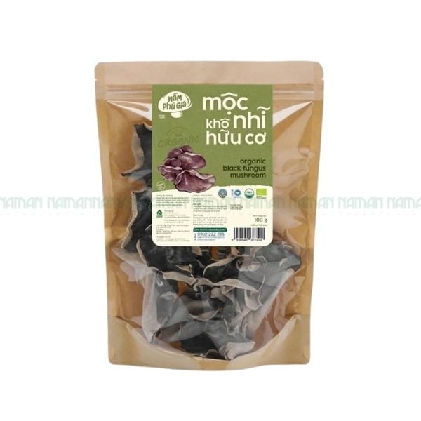 Mộc Nhĩ Hữu Cơ (Nguyên Chiếc) Phú Gia 75G