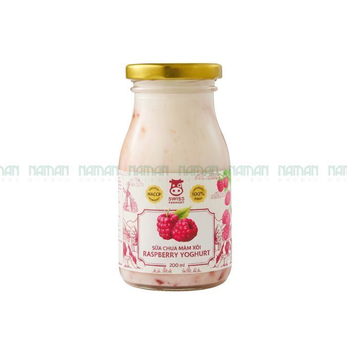 Raspberry Yogurt Swiss Yogurt 200Ml
