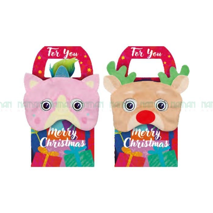X'Mas Funny Plush Mask With Chocolate Windel 94G