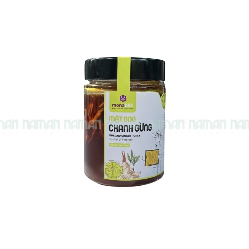 Mật Ong Chanh Gừng Monabee 280Ml