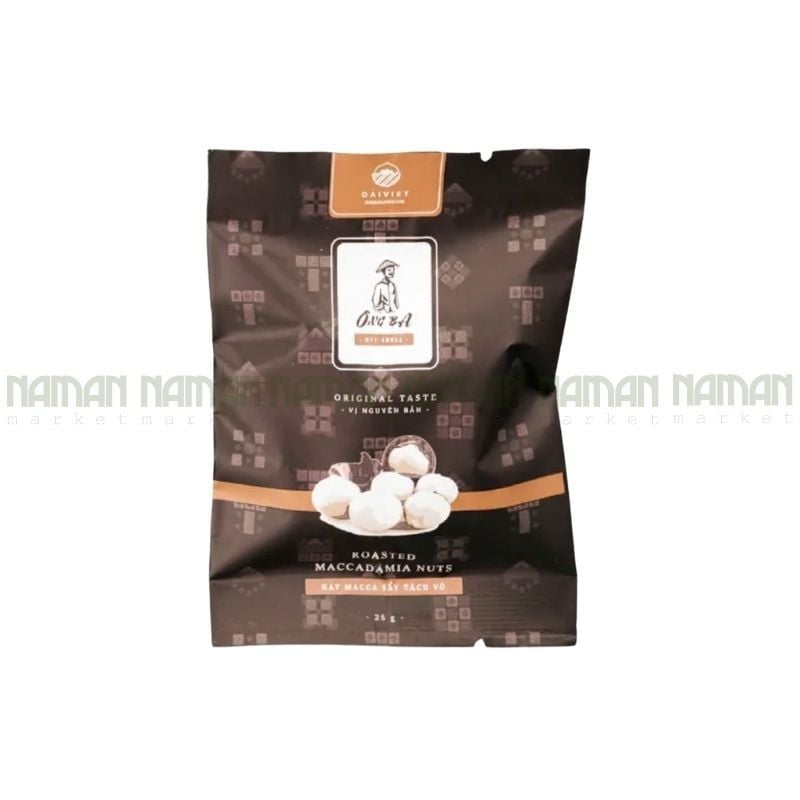 Hạt Macca Nguyên Bản Ong Ba Macadamia 25G