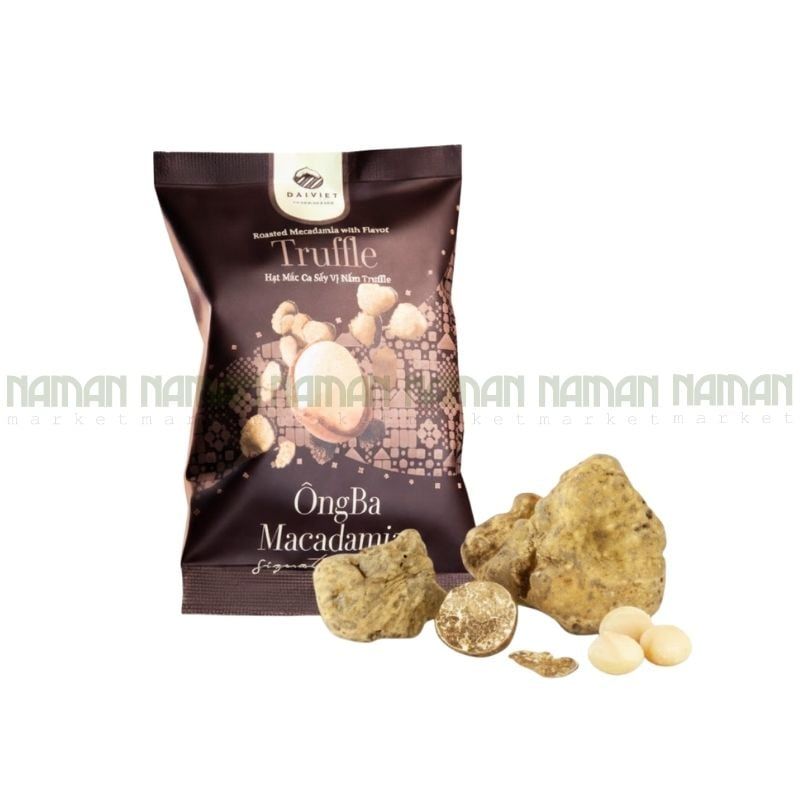 Hạt Macca Tẩm Muối & Nấm Truffle Ong Ba Macadamia 30G