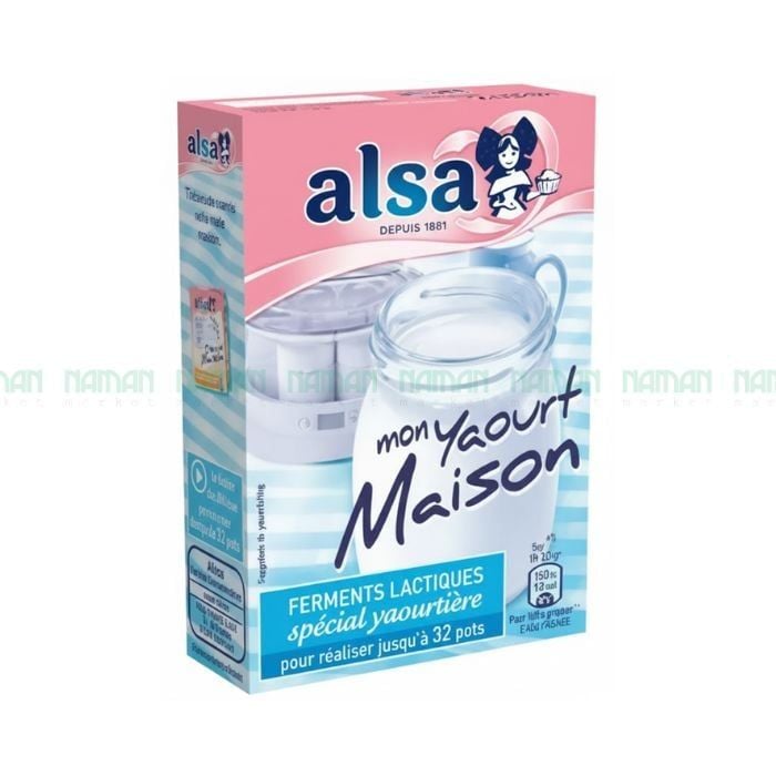 Men Làm Sữa Chua Alsa 8Gx 4 Gói