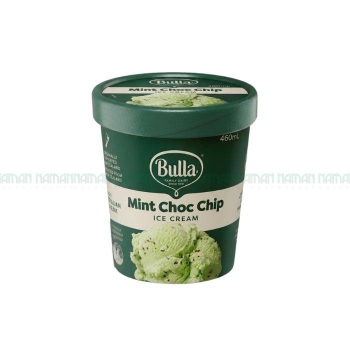 Kem Chocolate Chip & Bạc Hà Bulla 460Ml