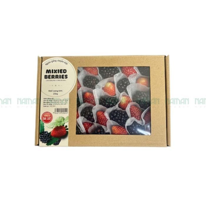 Dâu Tây & Mâm Xôi Đen Green Foods Dalat 250G
