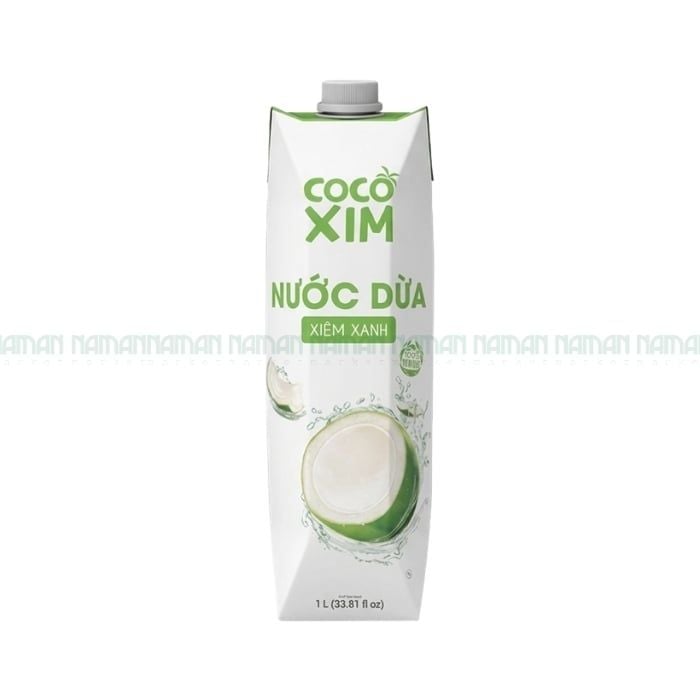 Nước Dừa Xiêm Xanh Cocoxim 1000Ml