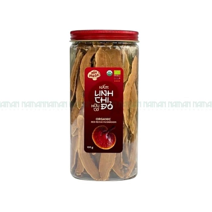 Organic Red Reishi Mushrooms Sliced Phu Gia 100G