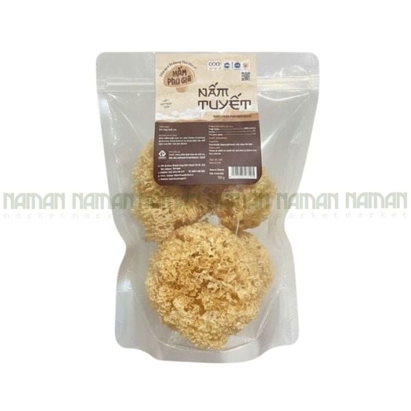 Nấm Tuyết Khô Phú Gia 100G