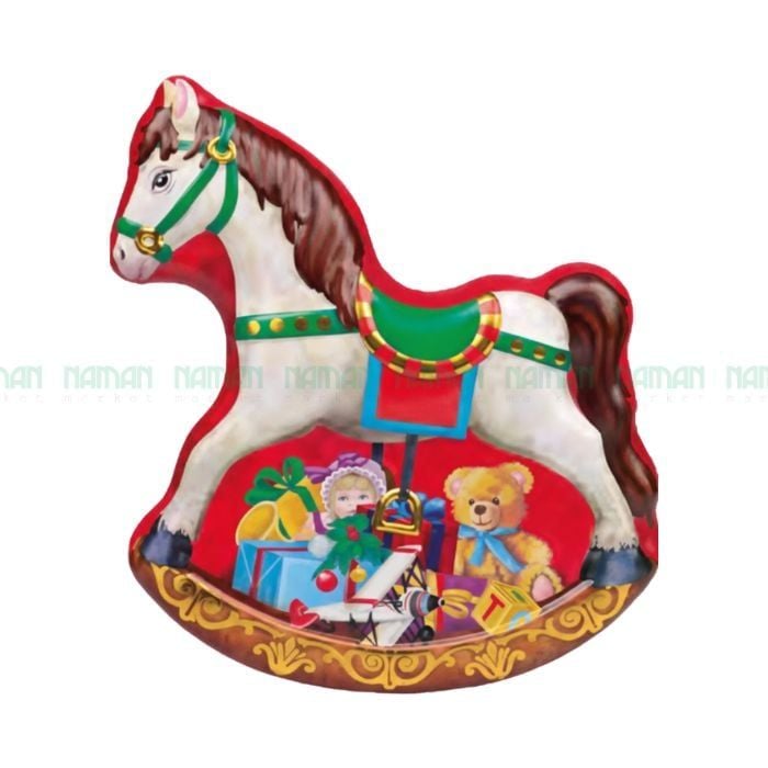 X'Mas Rocking Horse With Chocolate Windel 129G