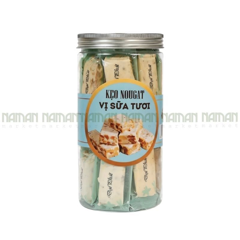 Kẹo Nougats Vị Sữa Tươi Đại Phát 288G