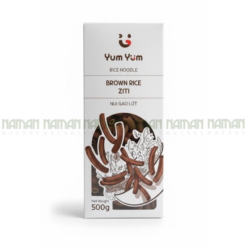 Nui Gạo Lứt Yum Yum 500G