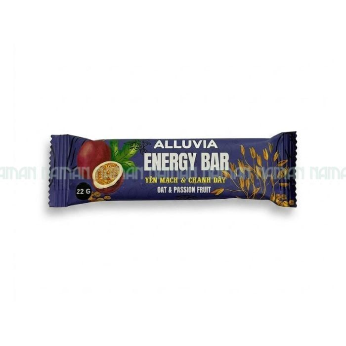 Alluvia Energy Bar - Oat & Passion Fruit 22G