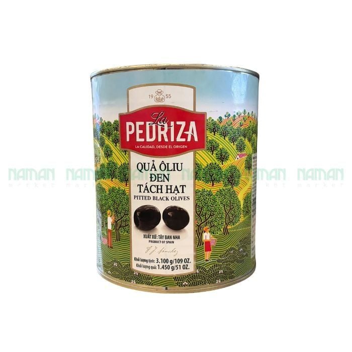 Quả Olive Đen Tách Hạt Ngâm Muối La Pedriza 100G