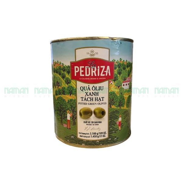 Quả Olive Xanh Tách Hạt Ngâm Muối La Pedriza 100G