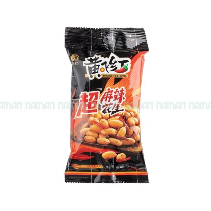 Roasted Peanuts Very Hot Mala Huang Fei Hong 76G