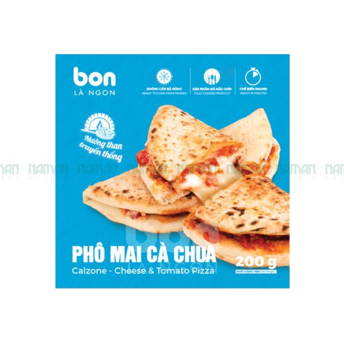 Pizza Gập Nhân Phô Mai Cà Chua Bon Là Ngon 200G