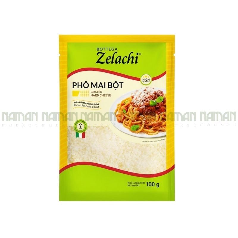 Grated Hard Cheese Bottega Zelachi 100G