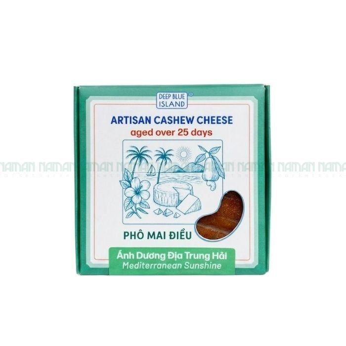 Aged Cashew Cheese - Mediterranean Sunshine Deep Blue Island 145G