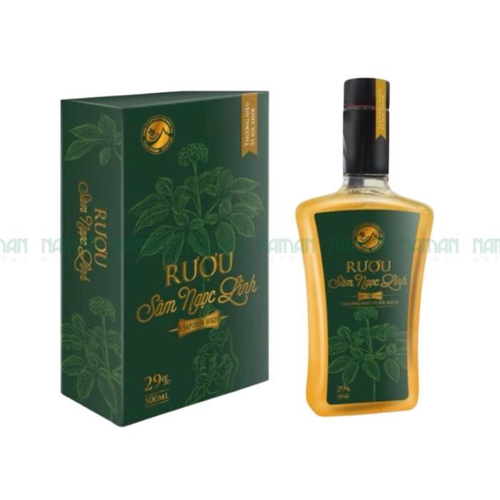 Rượu Sâm Ngọc Linh Xanh Lá Atuagin 500Ml