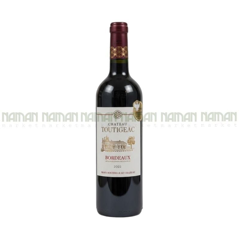 Rượu Vang Đỏ Bordeaux Rouge Château Toutigeac 750Ml