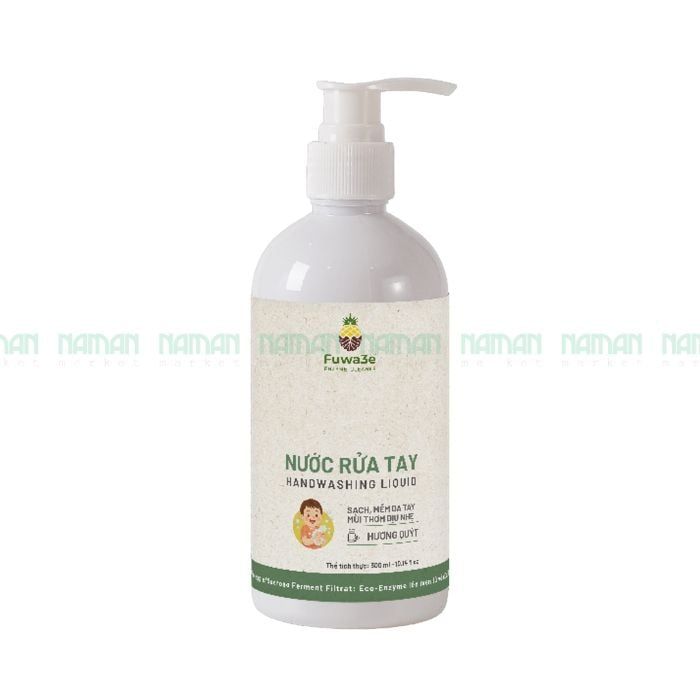 Nước Rửa Tay Dạng Gel Hương Quýt Fuwa3E 300Ml