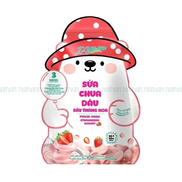 Sữa Chua Sấy Thăng Hoa Vị Dâu I-Yaua 16G