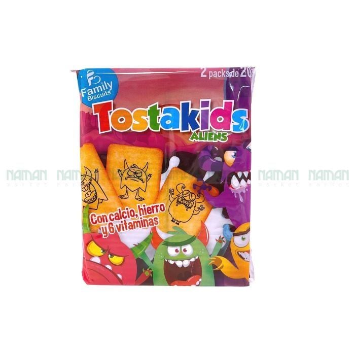 Bánh Quy Tostakids Aliens Family Biscuits 400G