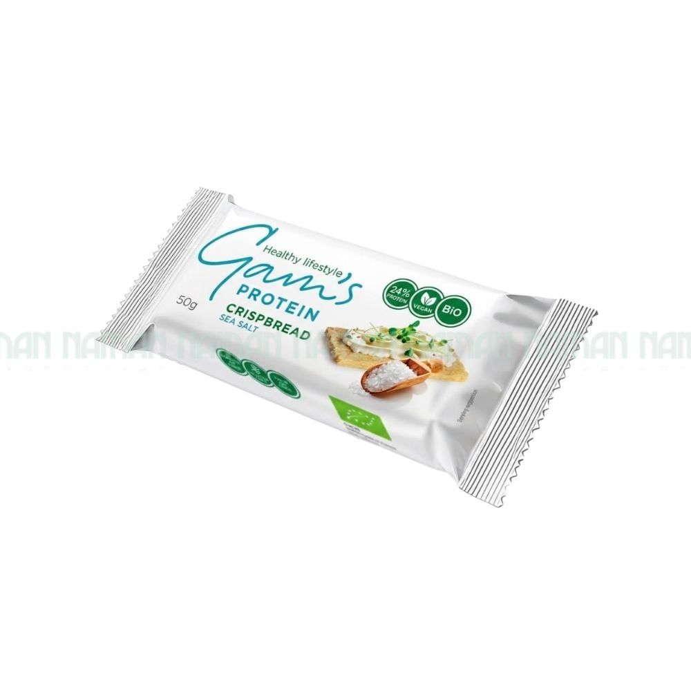 Bánh Mì Giòn Nhiều Đạm Vị Muối Biển Gam'S 50G