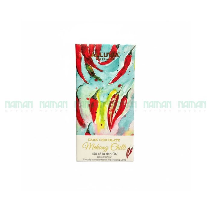 Chocolate Đen Vị Ớt Alluvia 80G