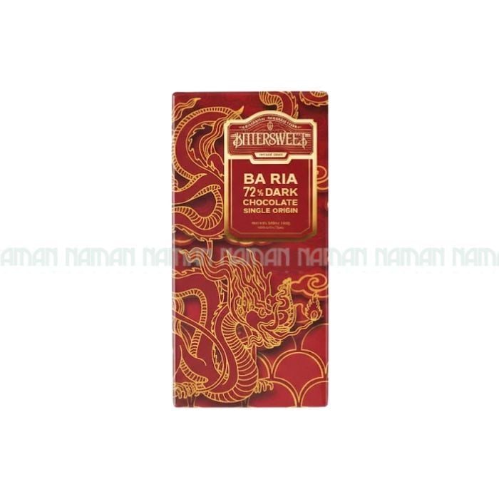 Chocolate Đen Vị Nguyên Bản 72% Bà Rịa Bittersweet 50G