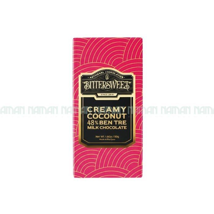Milk Chocolate Coconut 48% Ben Tre Bittersweet 50G
