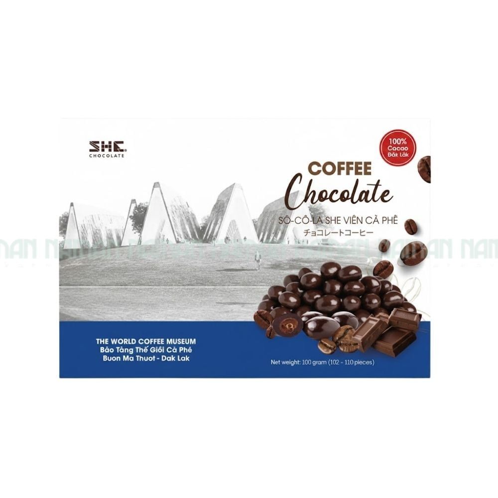 Dark Chocolate Coffee Beans She 100G