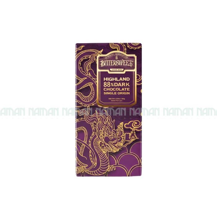 Dark Chocolate Original 88% Tay Nguyen Bittersweet 50G