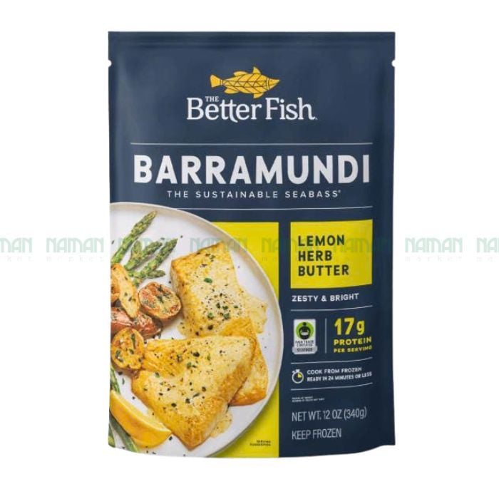 Cá Chẽm Phi Lê Sốt Bơ Chanh Đông Lạnh Better Fish 340G