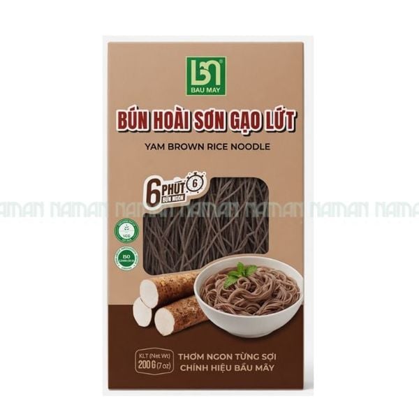 Organic Yam Brown Rice Noodle Bau May 200G