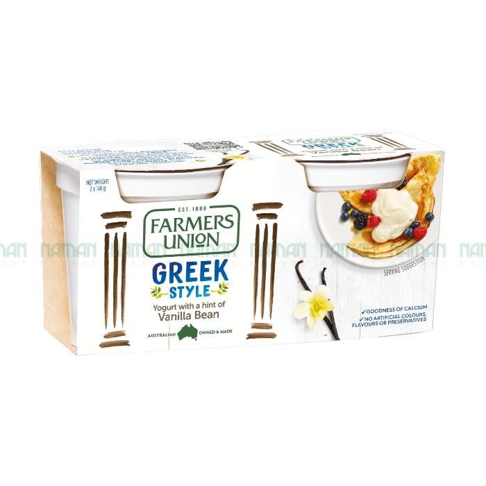 Sữa Chua Hy Lạp Vị Vani Farmers Union 140G
