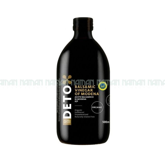 Giấm Nho Balsamic Detox Hữu Cơ Andrea Milano 500Ml