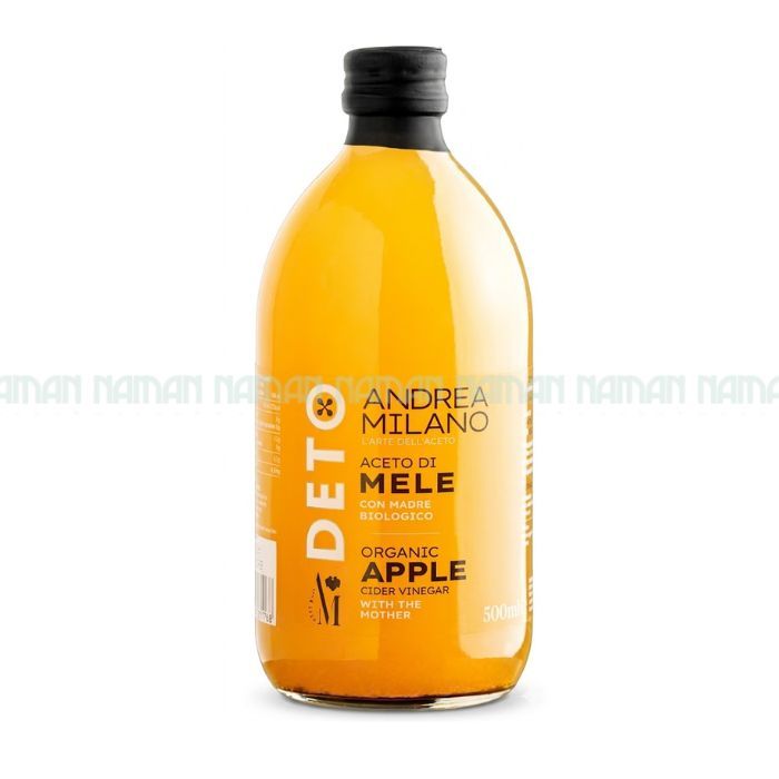 Organic Apple Cider Vinegar With The Mother Andrea Milano 500Ml