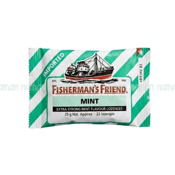 Kẹo Ngậm Bạc Hà Cay Fisherman Friend 25G
