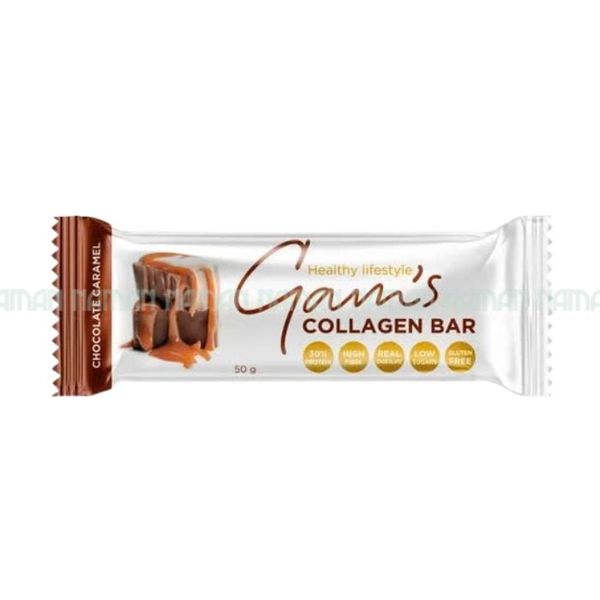 Thanh Collagen Vị Chocolate Caramel Gam'S 50G