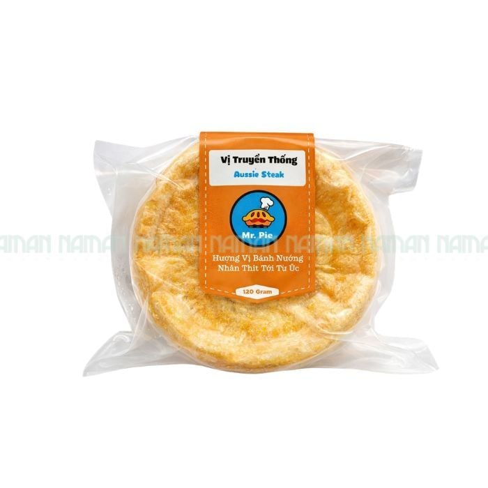 Bánh Pie Nhân Steak Truyền Thống Với Sốt Tiêu Đen Mr.Pie 120G
