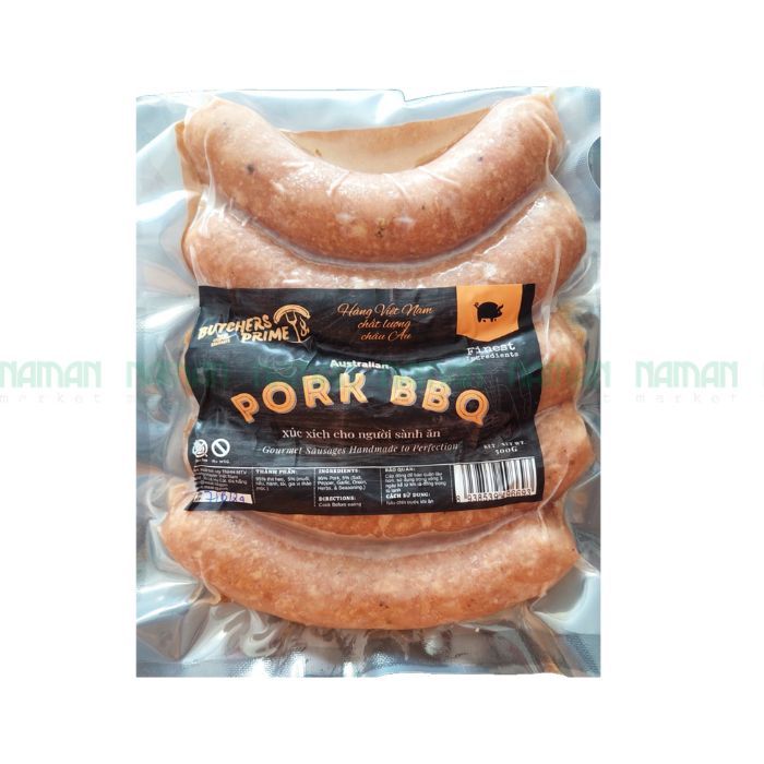 Fz Sausages Pork Bbq Butchers  Prime 500G