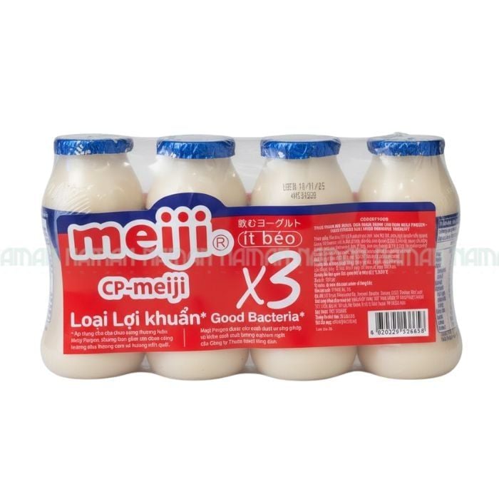 Sữa Chua Uống Nguyên Chất Meiji Paigen 100Mlx4