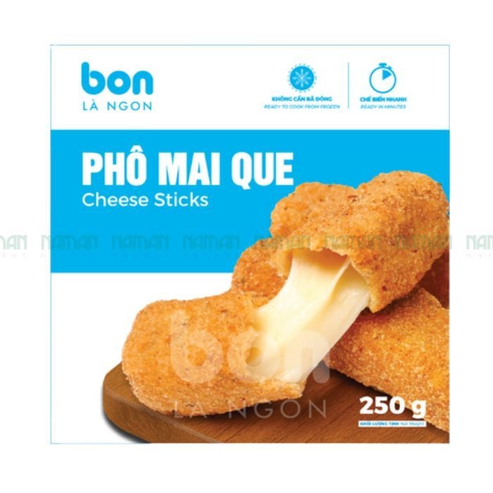 Phô Mai Tẩm Bột Chiên Giòn Bon La Ngon 250G