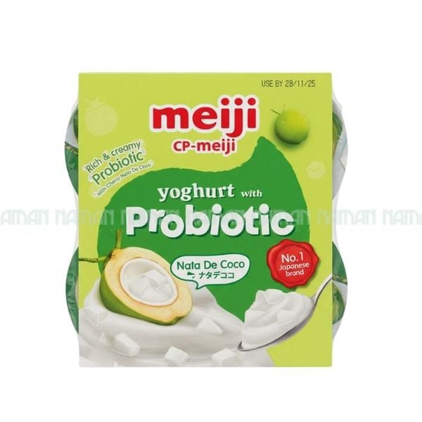 Sữa Chua Thạch Dừa Meiji 90Gx4
