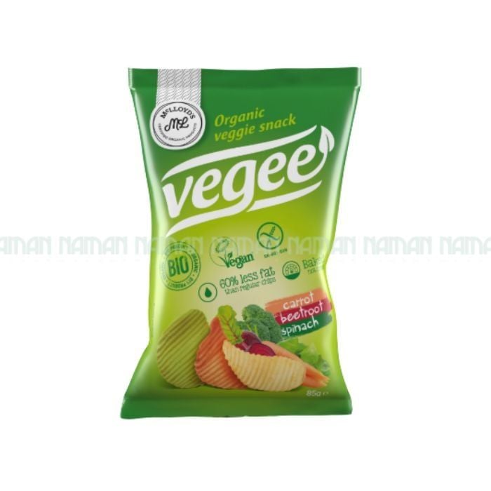 Snack Rau Củ Hữu Cơ Giòn Giảm 60% Béo Vegee 85G