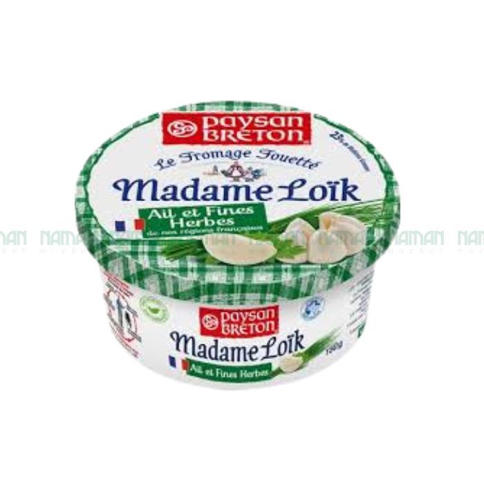 Fresh Cheese Garlic & Herbs  Madame Loik 150G