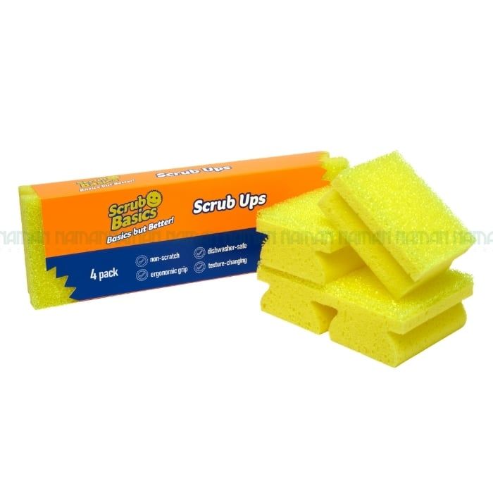 Scrub Basics Ups Scouring Pads 4-Pack Scrub Daddy